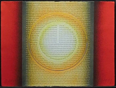 Paul Maxwell Homenaje a Euclides #2 FIRMADO NUMERADO ORIGINAL stencilcasting #71/100 Foto 1 de 4