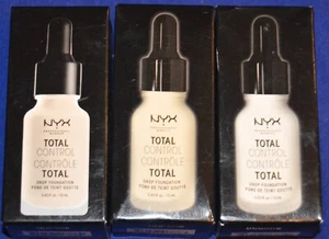NYX Total Control Drop Foundation professionelles Make-up 3 Flaschen TCDF-02 -03 -05 - Bild 1 von 9