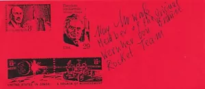 Max Nowak Von Braun Rocket Team WWII Signed Autograph Cut PSA DNA *5 - Picture 1 of 3