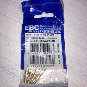 EBC Brakes 21 Series Pilot Jets #38 - 4/Pack EBC424-21-38 - Picture 1 of 2