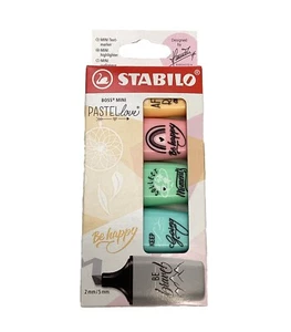 1-20x STABILO Textmarker BOSS MINI Pastellove 2.0, 5er Karton-Etui - Bild 1 von 1
