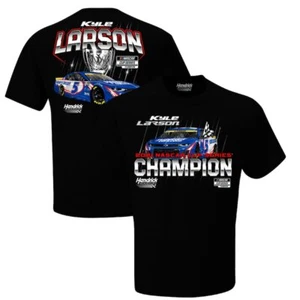 Camisa Kyle Larson Nascar #5 Victory Negra 2 Caras Campeón Para Hombre 2XL 2021 - Imagen 1 de 1