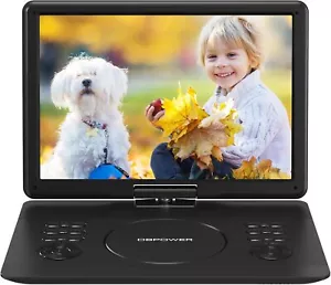 16.9" Portable DVD Player with 14.1" HD Swivel Large Screen Support DVD/USB/SD - Picture 1 of 7