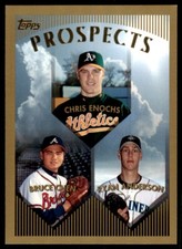 1999 Topps Baseball Card Chris Enochs/Bruce Chen/Ryan Anderson #210
