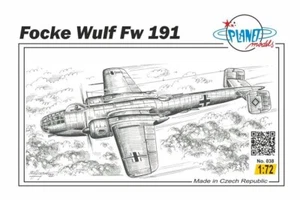 Focke-Wulf Fw 191 1/72	PLT038  Planet Models 1:72 New - Picture 1 of 1