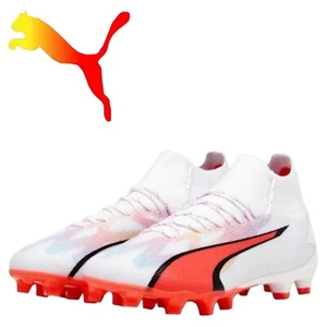 Puma Ultra Pro FG AG Fußballschuhe Stollenschuhe weiß und orange 107422-01 Herren Größe 9,5 - Bild 1 von 13