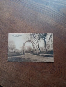 River View Cemetery, Aurora, Indiana RPPC Kraemer Art Co. Cincinnati Berlin - Picture 1 of 8