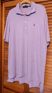 Polo Ralph Lauren Golf Para Hombres XL Audaz Color Lavanda Suave Ropa Activa Deporte - Imagen 1 de 10