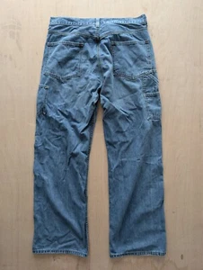 Levi’s Herren Größe 36 x 32 Carpenter lose gerade Jeans blau Hose helle Waschung Y2K - Bild 1 von 9