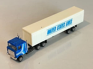 Zee Toys Big Rigs Mack K1 Trailer Truck - UNITED STATES LINES - Picture 1 of 9