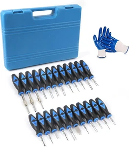 Terminal Entferner Werkzeug Kit 23 STCK. Terminal Auswerfer Kit nicht beschädigte Kabel - Bild 1 von 12