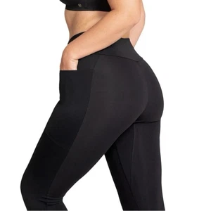 Legging HoneyLove InnerPower negro para mujer talla mediana bolsillos elásticos atléticos - Imagen 1 de 12