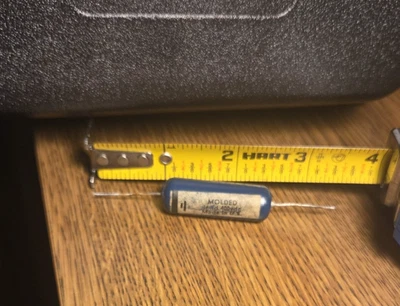 蓝色模压音电容器 .1 uf 400V 吉他挡泥板/Magnatone 放大器 复古音色 — 第 1/4 张图片