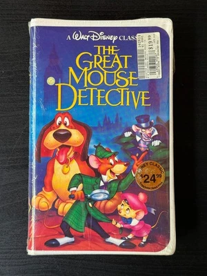 NEW Sealed The Great Mouse Detective Disney VHS Black Diamond Edition Unopened - Image 1 of 4