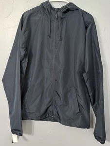 NWT Burnside Lightweight Windbreaker Navy Size Small- B9754 - Picture 1 of 6