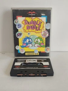 Bubble Bobble Cassette Game COMMODORE 64/128 Firebird Taito - Picture 1 of 6