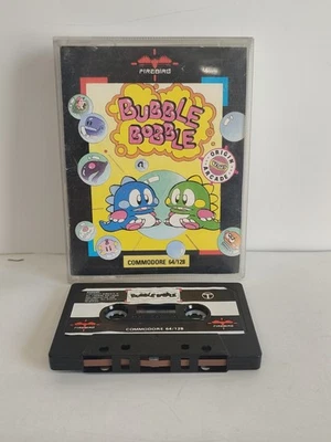 Bubble Bobble Cassette Game COMMODORE 64/128 Firebird Taito - Image 1 of 4