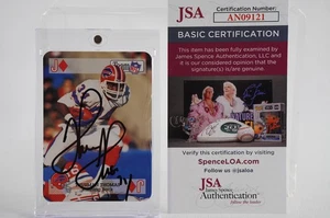 Thurman Thomas No. 34 tarjetas coleccionables autografiadas Buffalo Bills con certificado de autenticidad #R532A - Imagen 1 de 2