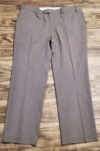 Ralph Ralph Lauren Men's 38x30 Flat Front Gray Dress Pants - Picture 1 of 6
