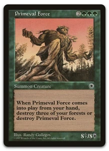 Primeval Force (LP) Portal POR Magic MTG - Picture 1 of 2