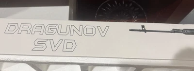 Airsoft clásico del ejército SVD con mira analógica de la era soviética (necesita placa de montaje) Foto 1 de 4