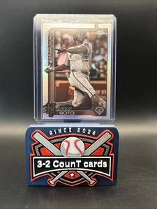 2025 Topps Chrome - Juan Soto #200 Sepia Refractor - Picture 1 of 2