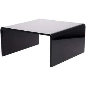 Plymor Black Acrylic Short Square Display Riser, 7" H x 14" W x 14" D - Picture 1 of 1