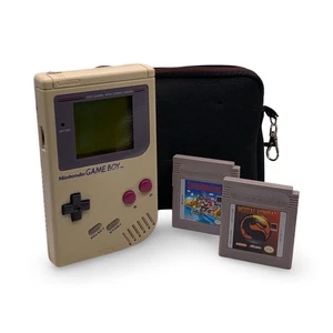Nintendo Game Boy DMG-01 - Original - Con 2 Juegos (Mortal Kombat y Super Mario) - Imagen 1 de 6