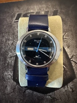 Vintage Bulova Sea King N3 Automatic 23 Jewels Day Date Men’s Watch RARE - Image 1 of 2