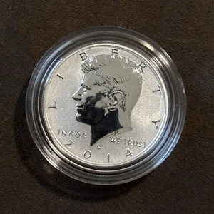 2014W Silver Reverse Proof Kennedy Half Dollar FREE SHIPPING 2014-W West Point - Picture 1 of 2