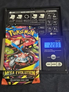 (SCHWER) 22,83g! Pokemon TCG Mega Evolution Booster Pack (SEALED) (11/9D) - Bild 1 von 3