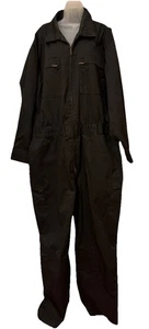 Vintage Law Pro Coveralls Mens 54L  Black Utility By Quartermaster Jumpsuit - Picture 1 of 12