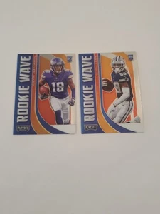 2020 Panini Playoff Rookie Wave 2 Card Insert Lot Jefferson/Lamb - Bild 1 von 2