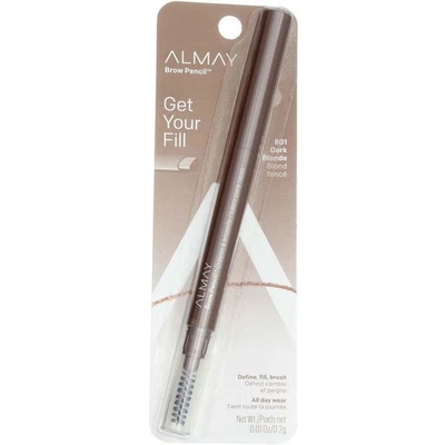 4 Pack Almay Get Your Fill Brow Pencil, Dark Blonde 801, 0.01 oz - Image 1 of 2