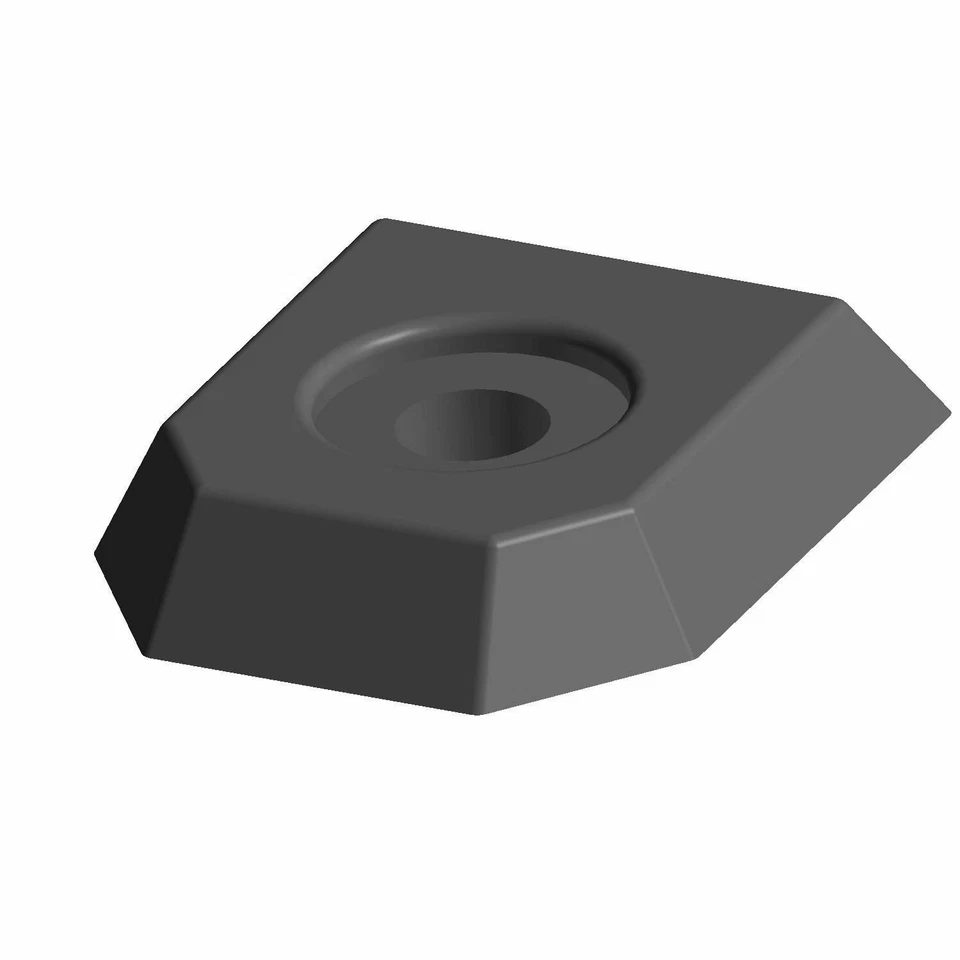 Polaris Windshield Handle Base, Titanium, for RANGER Models - 5439921 - image 1 of 1