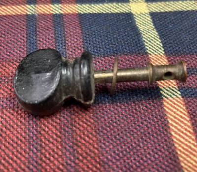 Black Vintage Prewar Ukulele Friction Tuner, Tuning Machines ~ 1-11/16" - Image 1 of 2