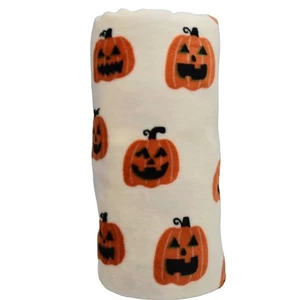 Hyde & Eek! Manta polar calabaza boutique Halloween 50" x 60" poliéster - Imagen 1 de 6