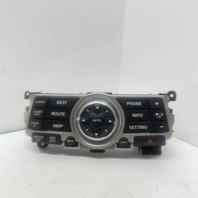INFINITI G37 RADIO NAVEGACIÓN PANEL CONTROL PLACA FRONTAL 28395 Botones OEM Nissan  Foto 1 de 4