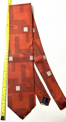 Corbata Frank LLoyd Wright Colección 100% Seda Diseño Geométrico Taliesin West Foto 1 de 4