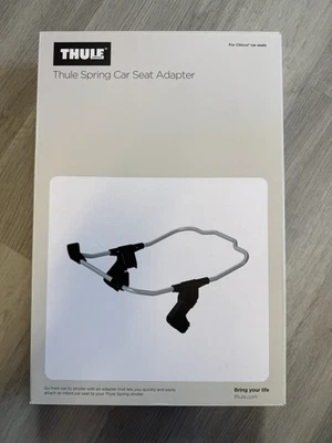 Adaptador de asiento de coche Thule Spring Stoller para Chicco aluminio/negro - Nuevo en caja Foto 1 de 4