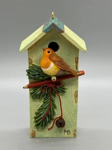 Vintage Hallmark Natures Skizzenbuch Vogelhaus Ornament 2001 Marjolein Bastin - Bild 1 von 9