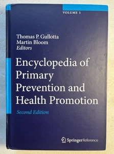 Encyclopedia of Primary Prevention and Health Promotion Bloom Vol 1 Broken Spine - Picture 1 of 4