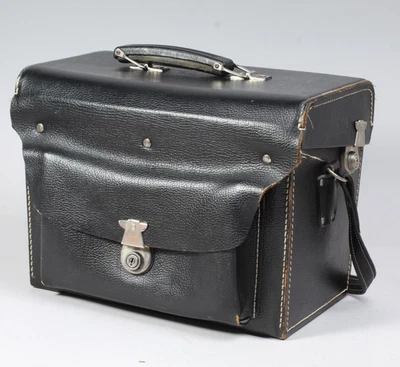 FUNDA DE HOMBRO DE CUERO HASSELBLAD VINTAGE MUY LIMPIA CON LLAVES PARA 2 CÁMARAS + Foto 1 de 4