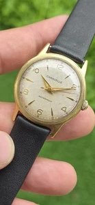Vintage 1960's Caravelle By Bulova Texture Linen Dial Cal. 11PD Men's 33mm Watch - Picture 1 of 22