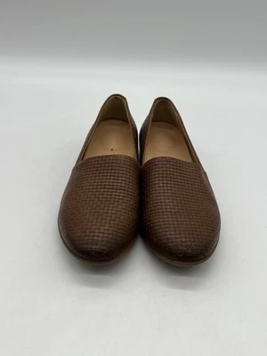 Женские седла Dansko Larisa размер 37 США 6,5 коричневые фрезерованные кожа без шнуровки туфли на плоской подошве - Изображение 1 из 4