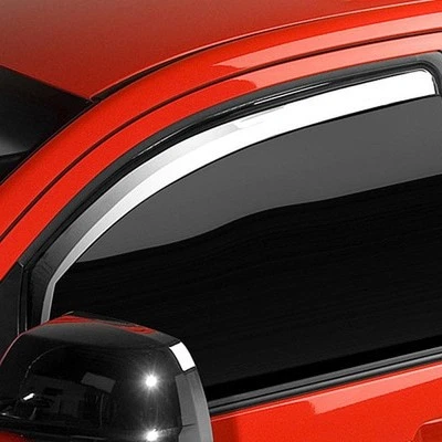 For Jeep Gladiator 20-25 Putco In-Channel Element Chrome Front Window Visors Foto 1 de 2