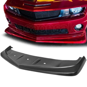 [SASA] Apto para 10-13 Chevy Camaro SS V8 Solo Z28 Estilo PU Parachoques Delantero Alerón Labial - Imagen 1 de 4