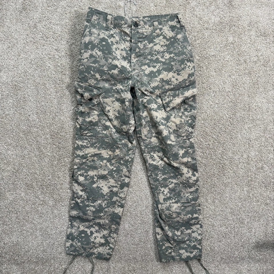 Армейская боевая форма ACU цифровой камуфляж грузовые брюки мужские маленькие обычные NSN - Изображение 1 из 4