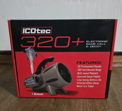 Icotec 320+ Electronic Predator Game Call with Shaker Decoy Bluetooth NEW Sealed - Image 1 of 4