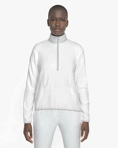 Nike Therma-FIT Victory Women Long-Sleeve 1/2-Zip Golf Top XS White DA3236-100 - Picture 1 of 6